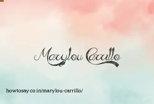 Marylou Carrillo