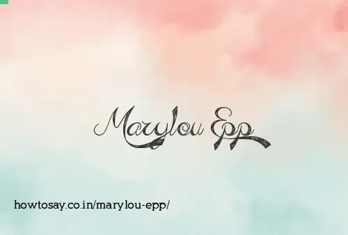 Marylou Epp