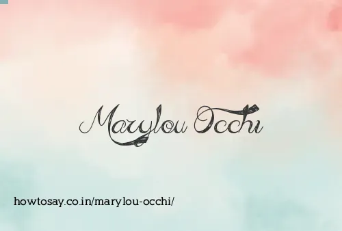 Marylou Occhi