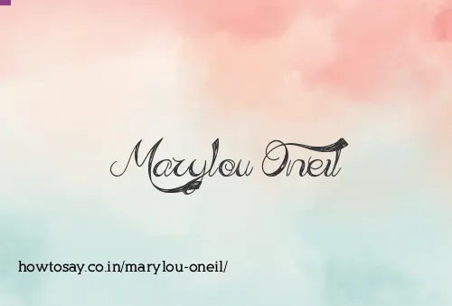 Marylou Oneil