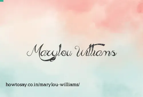 Marylou Williams