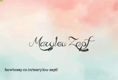 Marylou Zapf