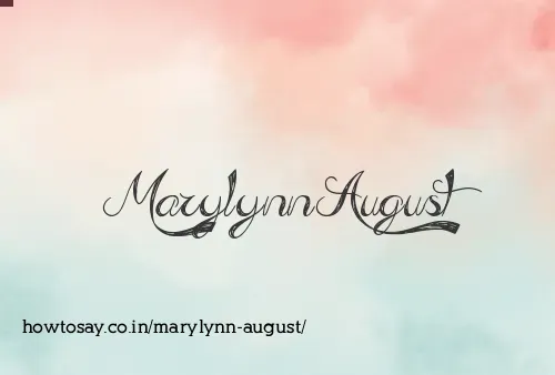 Marylynn August
