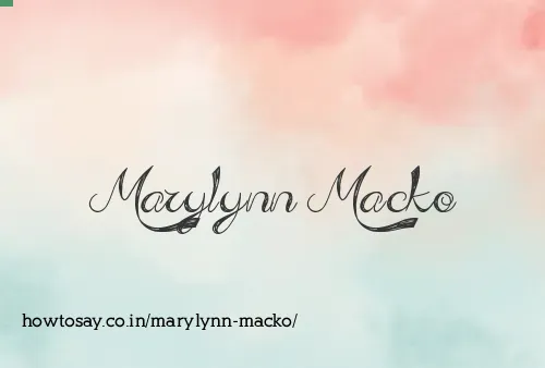 Marylynn Macko
