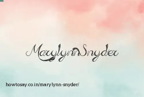Marylynn Snyder
