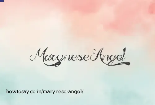 Marynese Angol