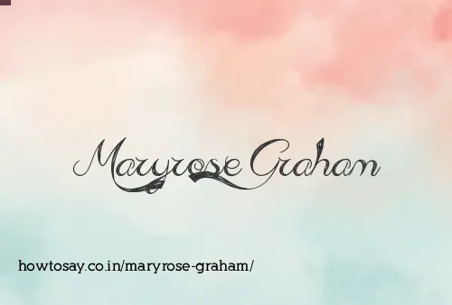 Maryrose Graham