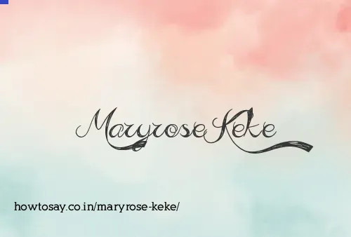 Maryrose Keke