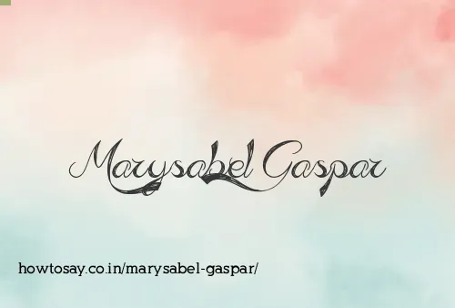 Marysabel Gaspar