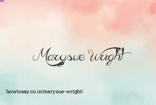 Marysue Wright