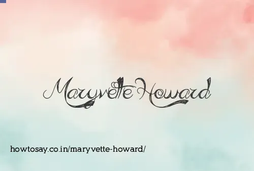 Maryvette Howard