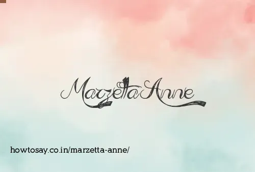 Marzetta Anne