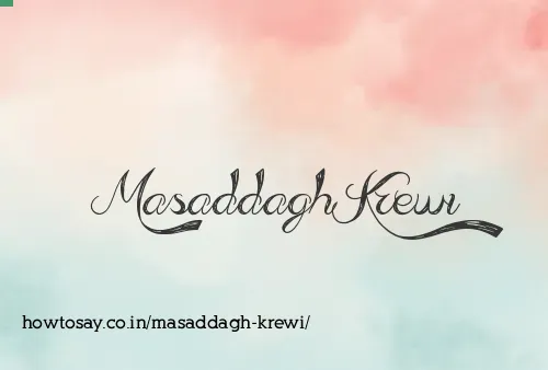 Masaddagh Krewi