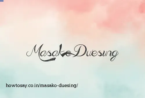 Masako Duesing