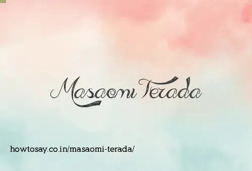 Masaomi Terada