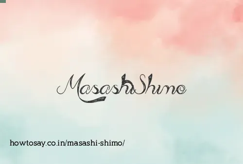Masashi Shimo