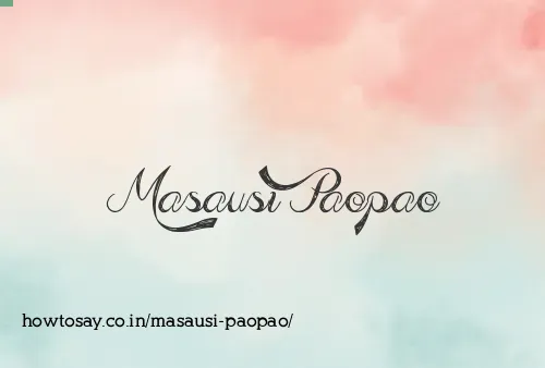 Masausi Paopao