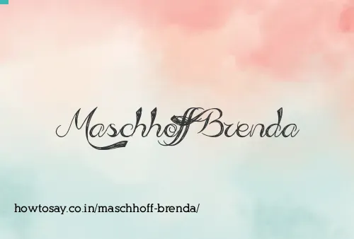 Maschhoff Brenda