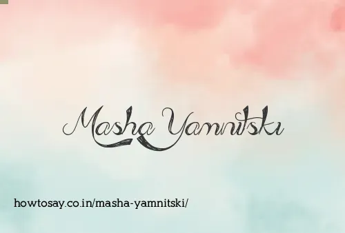 Masha Yamnitski