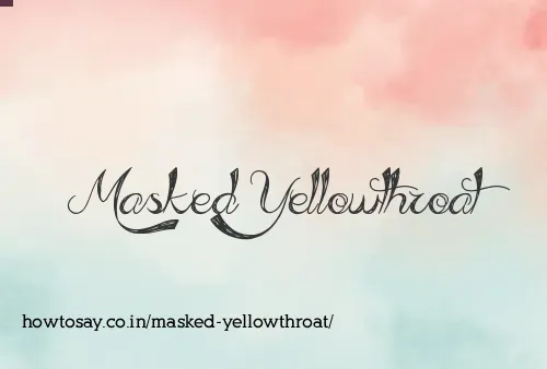 Masked Yellowthroat