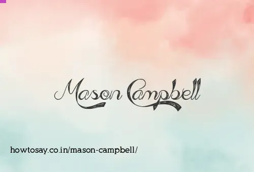 Mason Campbell