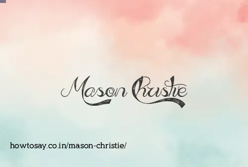 Mason Christie