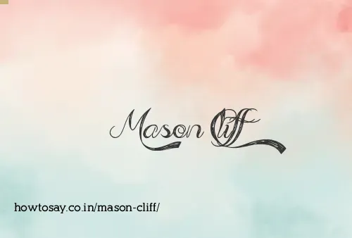 Mason Cliff