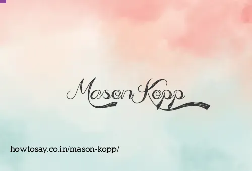 Mason Kopp