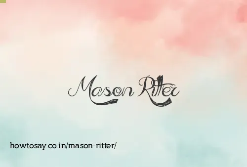 Mason Ritter