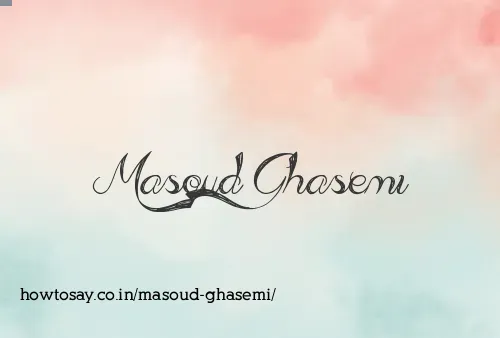 Masoud Ghasemi