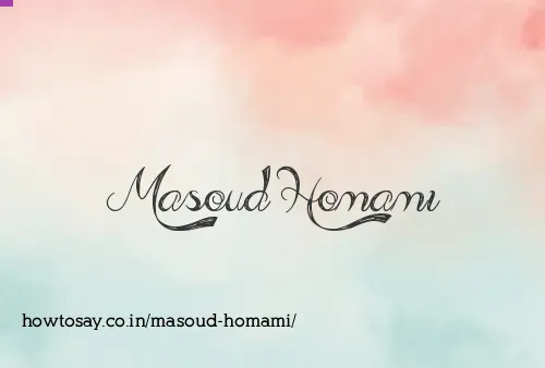 Masoud Homami