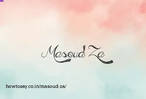 Masoud Za