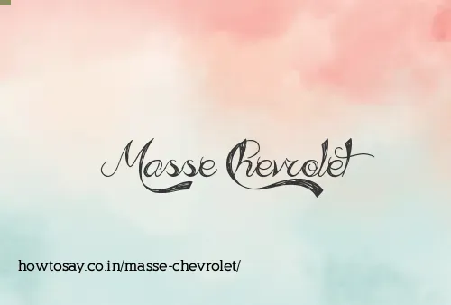 Masse Chevrolet