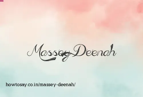 Massey Deenah
