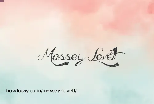 Massey Lovett