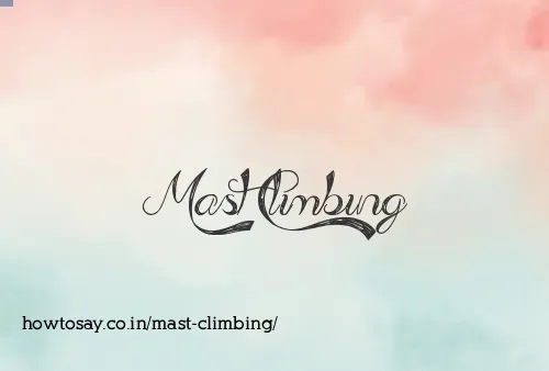 Mast Climbing