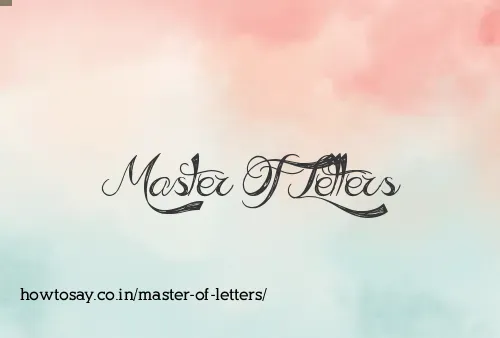 Master Of Letters