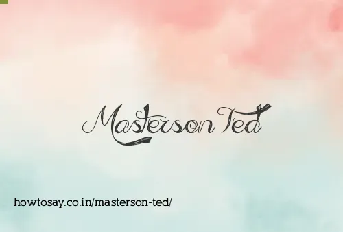Masterson Ted