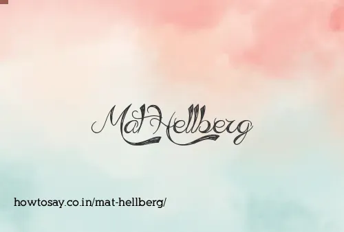 Mat Hellberg