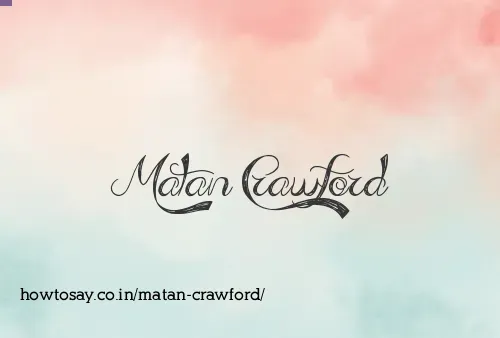 Matan Crawford