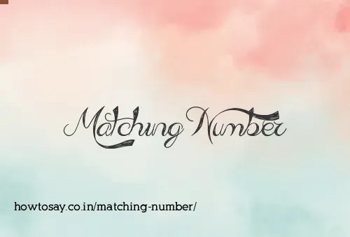 Matching Number