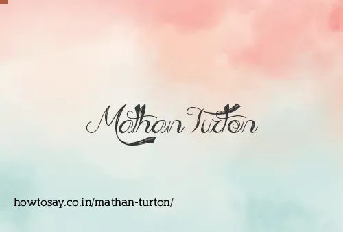 Mathan Turton