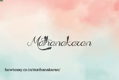 Mathanakaran