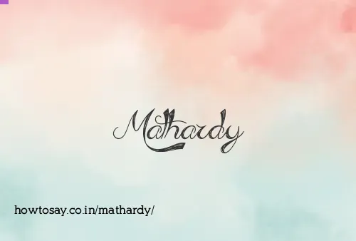 Mathardy