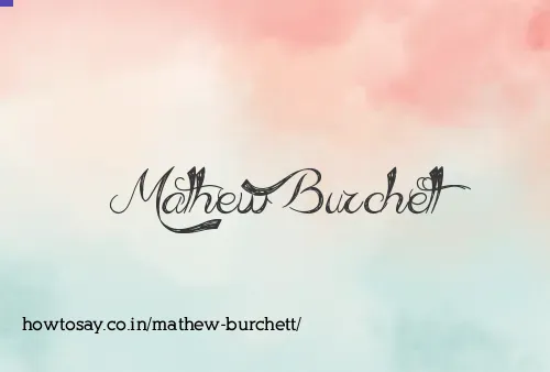 Mathew Burchett