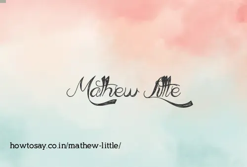 Mathew Little