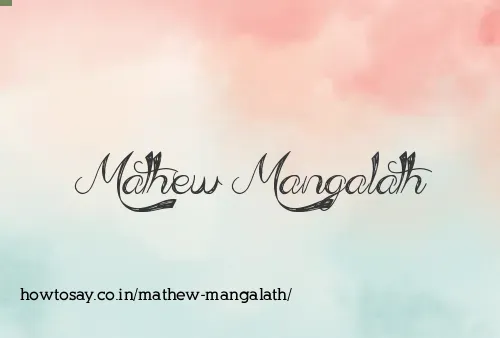 Mathew Mangalath