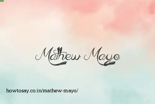 Mathew Mayo