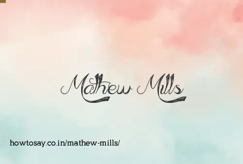 Mathew Mills