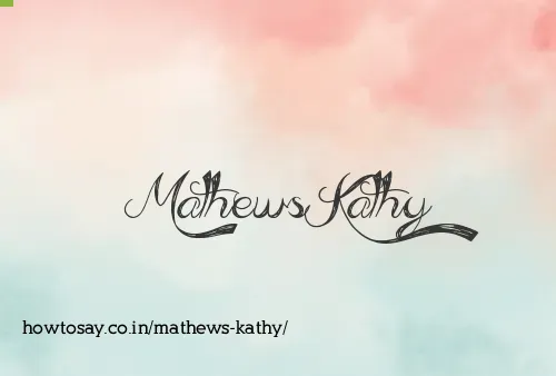 Mathews Kathy